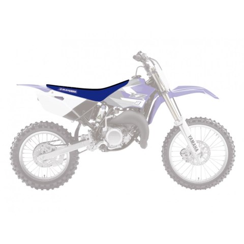 BLACKBIRD POKROWIEC / POSZYCIE NA SIEDZENIE YAMAHA YZ 85 '02-'21 DOUBLE GRIP KOLOR CZARNY NIEBIESKI