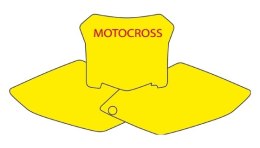 BLACKBIRD WYPRZEDAŻ KOMPLET NAKLEJEK (OKLEIN) POD NUMERY STARTOWE CRF 250R '08-'09