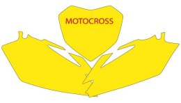 BLACKBIRD WYPRZEDAŻ KOMPLET NAKLEJEK (OKLEIN) POD NUMERY STARTOWE CRF 450R '09-'12 (11), CRF 250R '10-'13