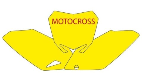 BLACKBIRD WYPRZEDAŻ KOMPLET NAKLEJEK (OKLEIN) POD NUMERY STARTOWE SUZUKI RMZ 450 '08-'16