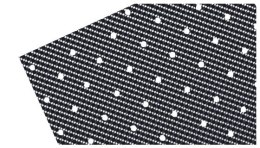 BLACKBIRD FOLIA (OKLEINA) CARBON (Z DZIURKAMI) MATERIAŁ CRYSTAL 0,4MM