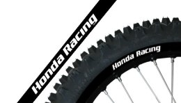 BLACKBIRD KOMPLET NAKLEJEK (OKLEIN) NA FELGI HONDA RACING KOLOR CZARNY
