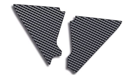 BLACKBIRD WYPRZEDAŻ KOMPLET NAKLEJEK (OKLEIN) NA PUSZKĘ FILTRA CRF 250 '06-'09 (CARBON LOOK)