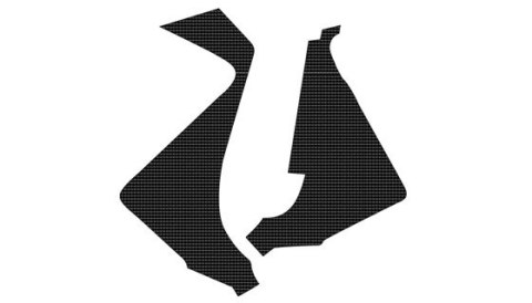 BLACKBIRD WYPRZEDAŻ KOMPLET NAKLEJEK (OKLEIN) NA PUSZKĘ FILTRA SUZUKI RMZ 450 '05-'07 (CARBON LOOK)