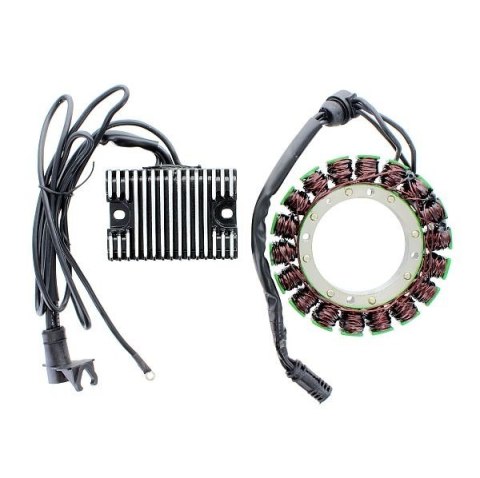 ELECTROSPORT UZWOJENIE ALTERNATORA (STATOR) HARLEY DAVIDSON XL SPORTSTER 883/1200 (85-91) HIGHPOWER (3 FAZOWY+REGULATOR NAPIĘCIA