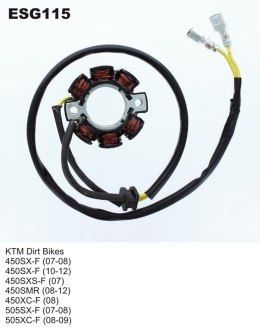 ELECTROSPORT UZWOJENIE ALTERNATORA (STATOR) KTM SXF 450 '07-'12, SXF 505 '07-'08, XCF 505 '08-'09
