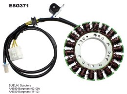 ELECTROSPORT UZWOJENIE ALTERNATORA (STATOR) SUZUKI AN 650 BURGMAN (03-12) (Z IMPULSATOREM)