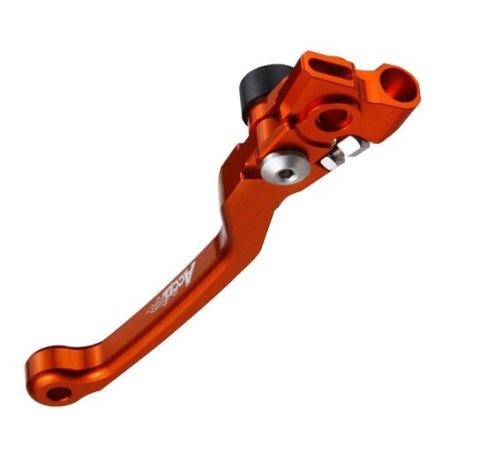 ACCEL DŹWIGNIA (KLAMKA NIEŁAMKA) SPRZĘGŁA KTM SX/SXF/EXC '07-'18(POMPA BREMBO) KOLOR POMARAŃCZOWY (EASY PULL - LEKKIE SPRZĘGŁO)