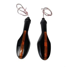 FAR KOMPLET KIERUNKOWSKAZÓW HOMOLOGOWANYCH LED (2SZT.) ALUMINIUM, KOLOR CZARNY