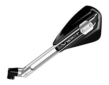 FAR LUSTERKO PRAWE VIPER REGULOWANE ALUMINIOWE KOLOR CZARNY RAMIĘ SREBRNE