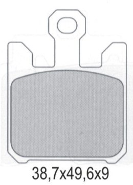 GALFER KLOCKI HAMULCOWE KH369/4 PÓŁMETALICZNE (OFERTA SPECJALNA) WYPRZEDAŻ