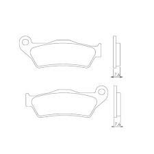 BRENTA KLOCKI HAMULCOWE KH181 SPIEK METALICZNY (ZŁOTE) BREMBO PRZÓD KTM (FT 4027)