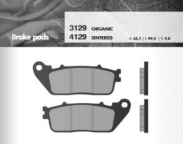 BRENTA KLOCKI HAMULCOWE KH488 SPIEK METALICZNY (ZŁOTE) (FT 4129)