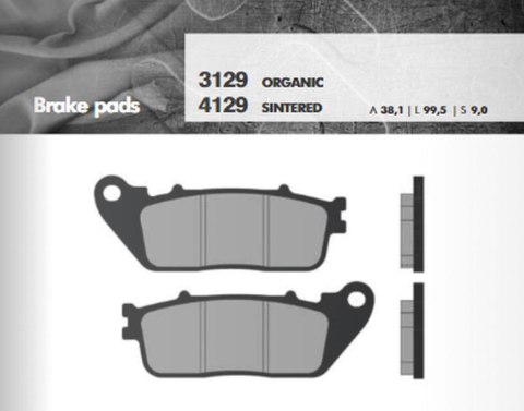 BRENTA KLOCKI HAMULCOWE KH488 SPIEK METALICZNY (ZŁOTE) (FT 4129)