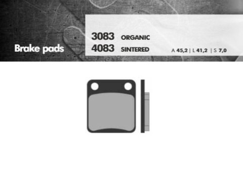 BRENTA KLOCKI HAMULCOWE KH54 / KH257 SPIEK METALICZNY (ZŁOTE) (FT 4083)