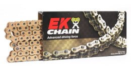 EK ŁAŃCUCH NAPĘDOWY EK520MRD-7 120 BEZ O-RINGÓW KOLOR ZŁOTY (MOTOCROSS DO 500 CCM) (39,7KN) (MADE IN JAPAN) (ZAPINKA)