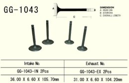 VESRAH ZAWÓR SSĄCY HONDA XL 600R/XR 650L/XR 600R, XL 650V TRANSALP '00-07' (2 NA POJAZD) (OEM: 14711-MG3-000) (1SZT.) (MADE IN J
