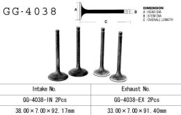 VESRAH ZAWÓR SSĄCY KAWASAKI KLX 650 C/R '93-'96 (OEM: 12004-1112) (1SZT.) (MADE IN JAPAN)