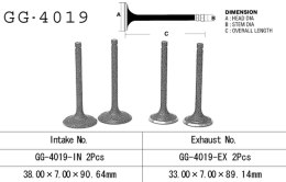 VESRAH ZAWÓR SSĄCY KAWASAKI KLR 600 '84-'89 (OEM: 12004-1054) (1SZT.) (MADE IN JAPAN)