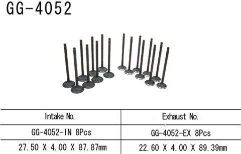 VESRAH ZAWÓR SSĄCY KAWASAKI ZX6RR 04 (ZX600M1) (OEM:12004-0006) (1SZT.) (MADE IN JAPAN)