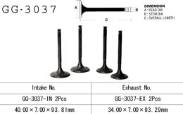 VESRAH ZAWÓR SSĄCY SUZUKI DR 750/800 '88-'93 (OEM: 12911-44B00) (1SZT.) (MADE IN JAPAN)