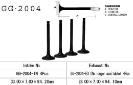 VESRAH ZAWÓR SSĄCY YAMAHA XJ 650 80-84, XJ650 80-84, XJ 750 '82-85' (33,0X7,00X94,20) (OEM: 16G-12111-00,4H7-12111-00) (1SZT.) (