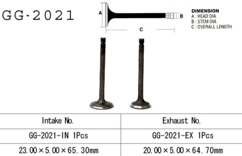 VESRAH ZAWÓR SSĄCY YAMAHA YFM 80 '85-'08 (OEM: 22K-12111-01,2D3-12111-00) (1SZT.) (MADE IN JAPAN)