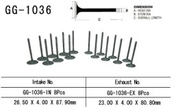 VESRAH ZAWÓR WYDECHOWY HONDA CBR 600 F4 '99-06'(23,00X4,00X80,80MM) (OEM: 14721-MBW-000) (1SZT.) (MADE IN JAPAN)