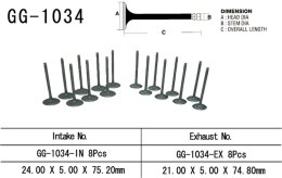 VESRAH ZAWÓR WYDECHOWY HONDA CBR 600F '87-90' (OEM: 14721-MN4-0010) (1SZT.) (MADE IN JAPAN)