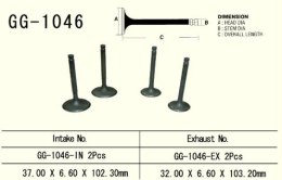 VESRAH ZAWÓR WYDECHOWY HONDA XR 650R '00-'07, TRX 700XX '08-'16 (2 NA POJAZD) (32,0X6,6X103,2 MM) (OEM: 14721-MBN-670) (1SZT.) (