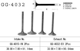 VESRAH ZAWÓR WYDECHOWY KAWASAKI KLR 650 '87-'09 (OEM: 12005-1085) ( 1SZT.) (MADE IN JAPAN)