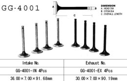 VESRAH ZAWÓR WYDECHOWY KAWASAKI Z 900 '73-'77 (OEM:12005-005) (1SZT.) (MADE IN JAPAN)