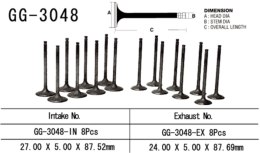 VESRAH ZAWÓR WYDECHOWY SUZUKI GSX 750F '98-06' (OEM: 12911-03F00) (1SZT.) (MADE IN JAPAN)