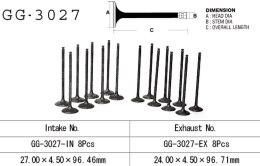 VESRAH ZAWÓR WYDECHOWY SUZUKI GSXR 750W '93-95' (OEM: 12912-17E00,12912-17E00) (1SZT.) (MADE IN JAPAN)