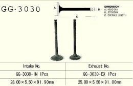 VESRAH ZAWÓR WYDECHOWY SUZUKI LT 160 '89-'03 (1 NA POJAZD) (OEM: 12912-02C00) (1SZT.) (MADE IN JAPAN)
