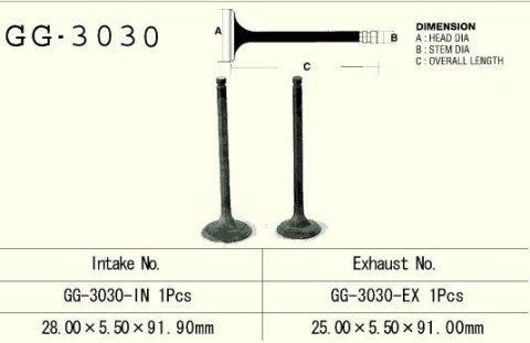 VESRAH ZAWÓR WYDECHOWY SUZUKI LT 160 '89-'03 (1 NA POJAZD) (OEM: 12912-02C00) (1SZT.) (MADE IN JAPAN)