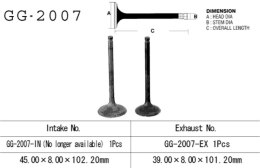 VESRAH ZAWÓR WYDECHOWY YAMAHA XT 500 '76-'79 (OEM: 583-12121-00) (1SZT.) (MADE IN JAPAN)