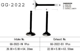 VESRAH ZAWÓR WYDECHOWY YAMAHA YFM 125 GRIZZLY '04-'15, RAPTOR 125 '11-'15 (OEM: 50M-12121-01,5HP-12121-00) (1SZT.) (MADE IN JAPA