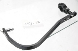 ACCEL OSŁONY RĄK (HANDBARY) Z MOCOWANIEM ALUMINIOWYM ENDURO 28MM KOLOR CZARNY (BEZ PLASTIKOWEJ OSŁONY SD02)