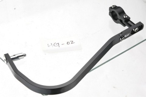 ACCEL OSŁONY RĄK (HANDBARY) Z MOCOWANIEM ALUMINIOWYM ENDURO 28MM KOLOR CZARNY (BEZ PLASTIKOWEJ OSŁONY SD02)