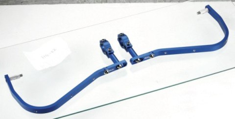 ACCEL OSŁONY RĄK (HANDBARY) Z MOCOWANIEM ALUMINIOWYM ENDURO 28MM KOLOR NIEBIESKI (BEZ PLASTIKOWEJ OSŁONY SD02)