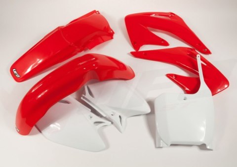 UFO KOMPLET PLASTIKÓW HONDA CRF 450 R '02-'03 KOLOR OEM (CZERWONY/BIAŁY) (HO106E999)