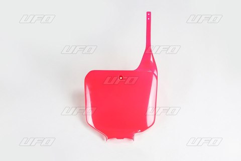 UFO TABLICA NA NUMER STARTOWY HONDA CR 125/250 '95-'99, CR 500 '95-'01 KOLOR CZERWONY (CR RED '92-99)