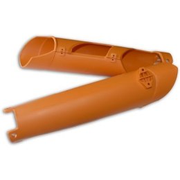 UFO OSŁONY TELESKOPÓW ( AMORTYZATORÓW ) PRZEDNICH KTM SX /SXF '07-'14, EXC '08-'15 KOLOR POMARAŃCZOWY OEM 7800109410004
