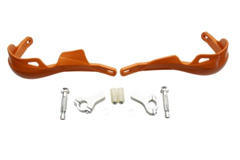 JR OSŁONY KIEROWNICY 22MM POMARAŃCZOWA PLASTIKOWA BEZ ALUMINIUM (HANDBARY)
