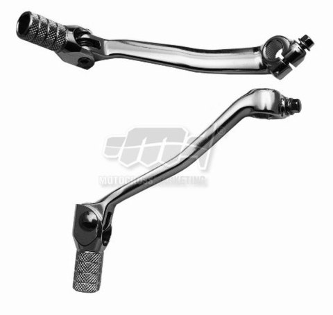 M.C. DŹWIGNIA ZMIANY BIEGÓW KAWASAKI KXF 450 16-20 (ALUMINIOWA) KOLOR SREBRNY, KOŃCÓWKA STALOWA