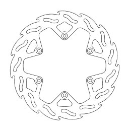 MOTO-MASTER PROMOCJA TARCZA HAMULCOWA FLAME TYŁ 245MM YAMAHA YZ/YZF/WRF 125/250/450 '19-