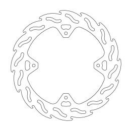 MOTO-MASTER PROMOCJA TARCZA HAMULCOWA TYŁ FLAME 240MM HONDA CRF 250/450 '04-