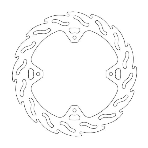 MOTO-MASTER PROMOCJA TARCZA HAMULCOWA TYŁ FLAME 240MM HONDA CRF 250/450 '04-