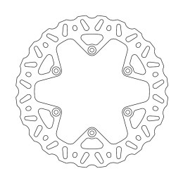 MOTO-MASTER PROMOCJA TARCZA HAMULCOWA TYŁ NITRO 245MM YAMAHA YZ/YZF/WRF 125/250 '19-, YZF 450 '18-'19